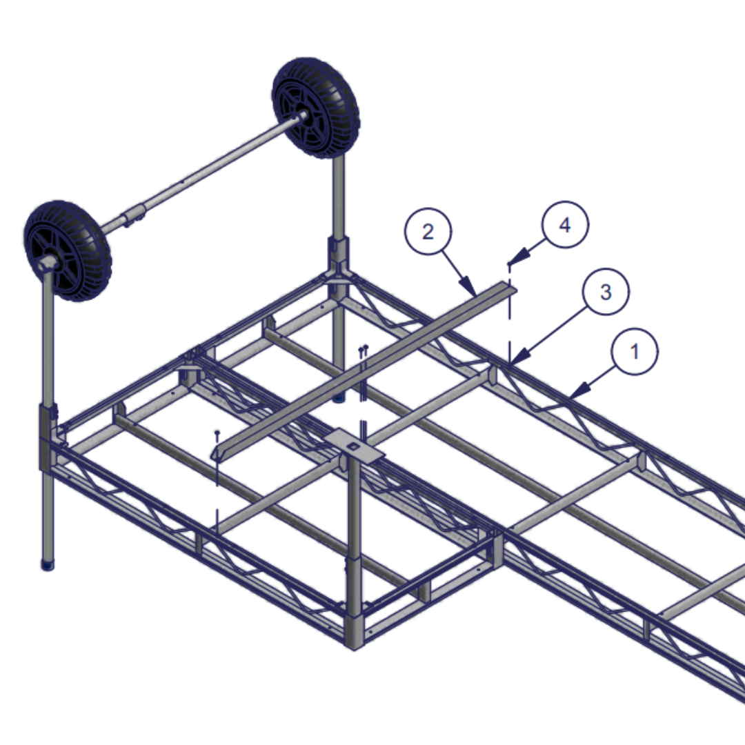 ShoreMaster Single L-Brace overview diagram